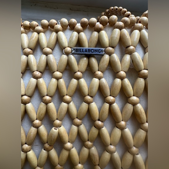 Billabong wood beaded purse - Picture 4 of 4